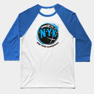 New York Knicks, vintage retro style, 1946 Baseball T-Shirt